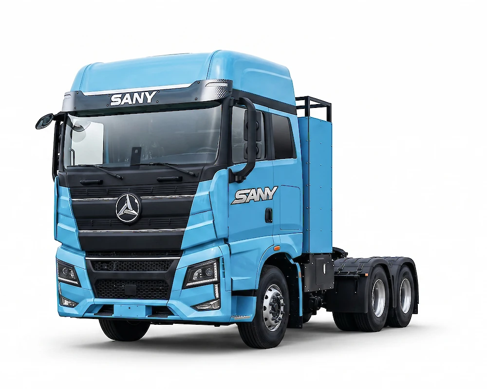 Электрический седельный тягач SANY S449 TE6х4G