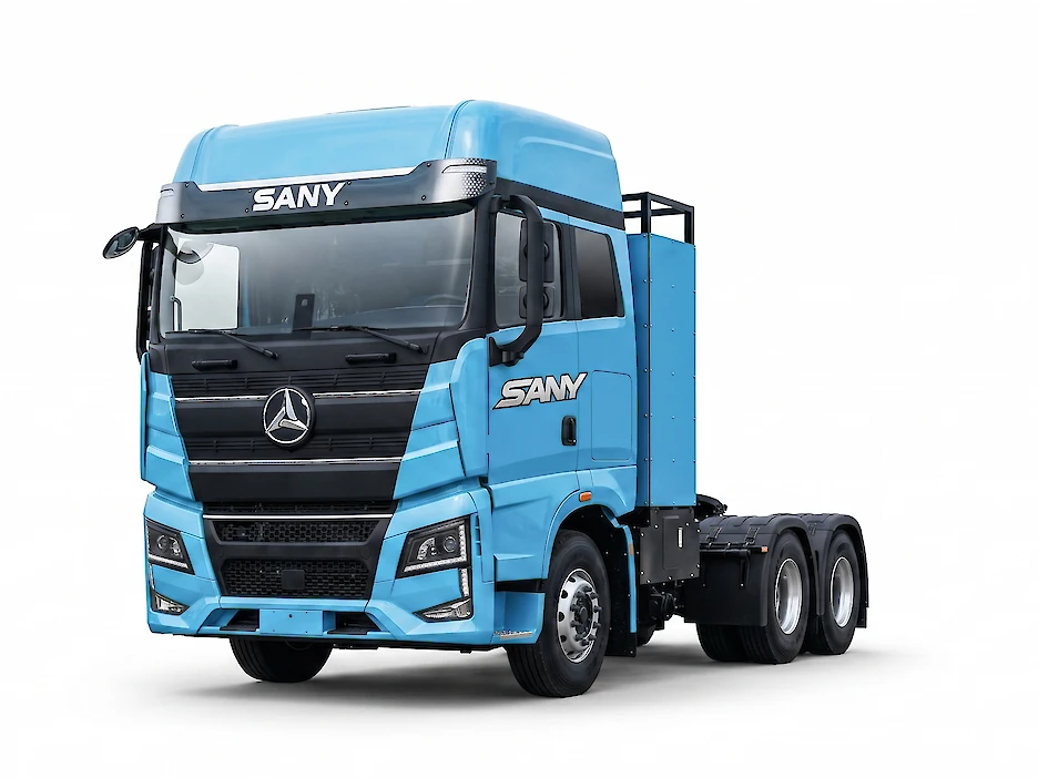 Электрический седельный тягач SANY S449 TE6х4G